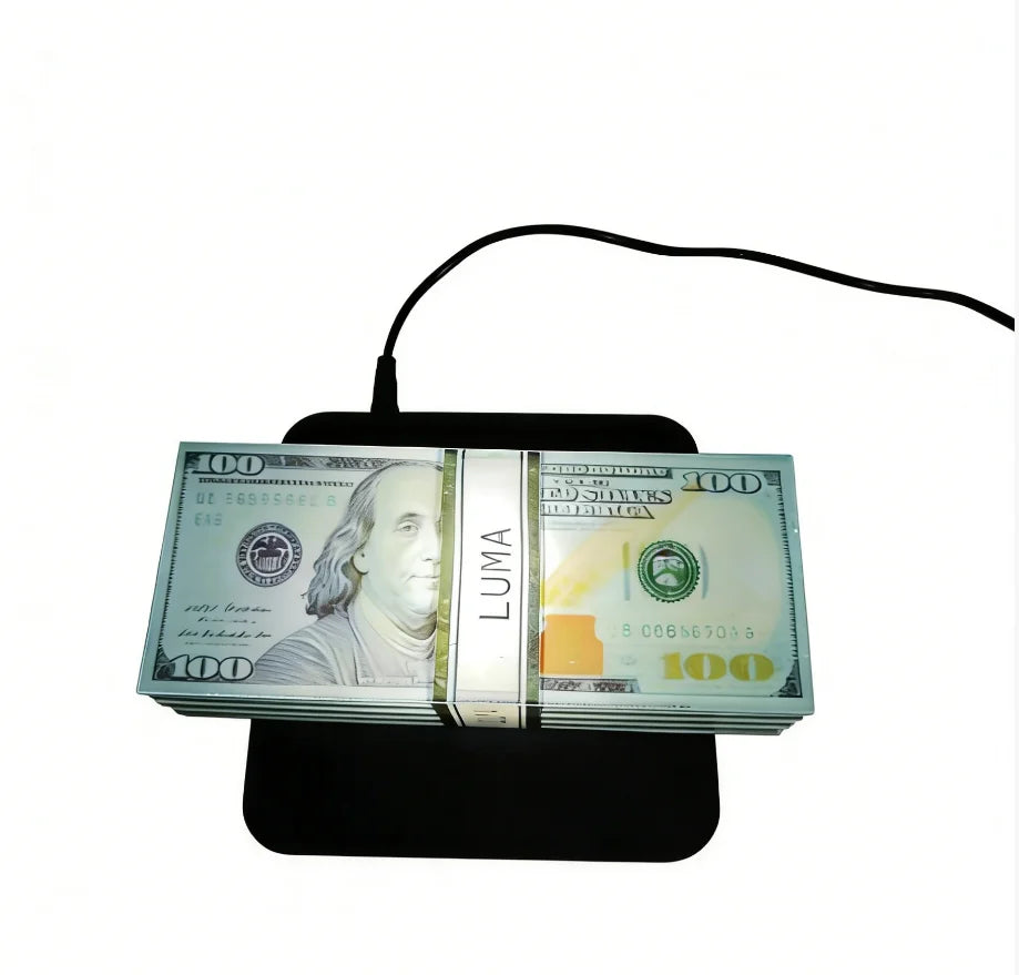 HCNT Floating money model Creative Night Light 3-color light touch control a trendy and technological product